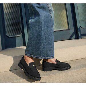 VIVAIA Round-Toe Platform Chunky Heel Loafers (Francesca) Size EU 35.5